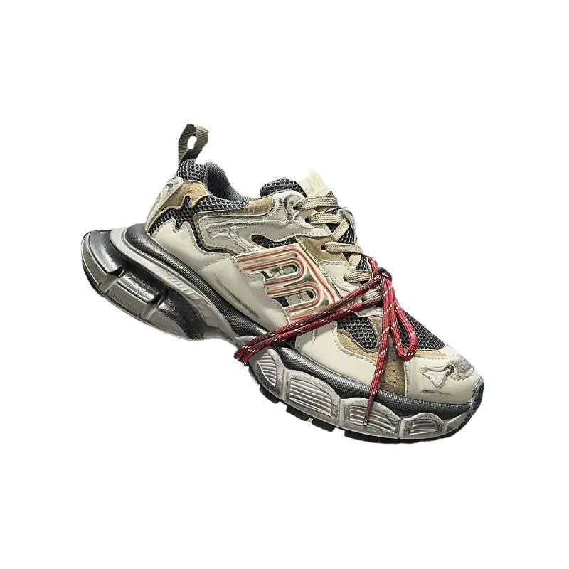 Men's Height-Increasing Platform Breathable Mesh Low-Top Chunky Dad Sneakers New