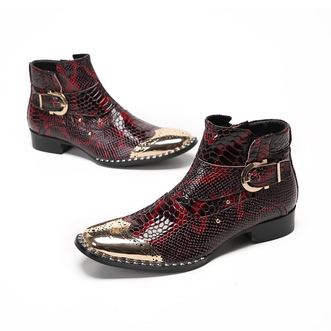 Men's Leather Chelsea Boots – Business, Handmade – Style 93