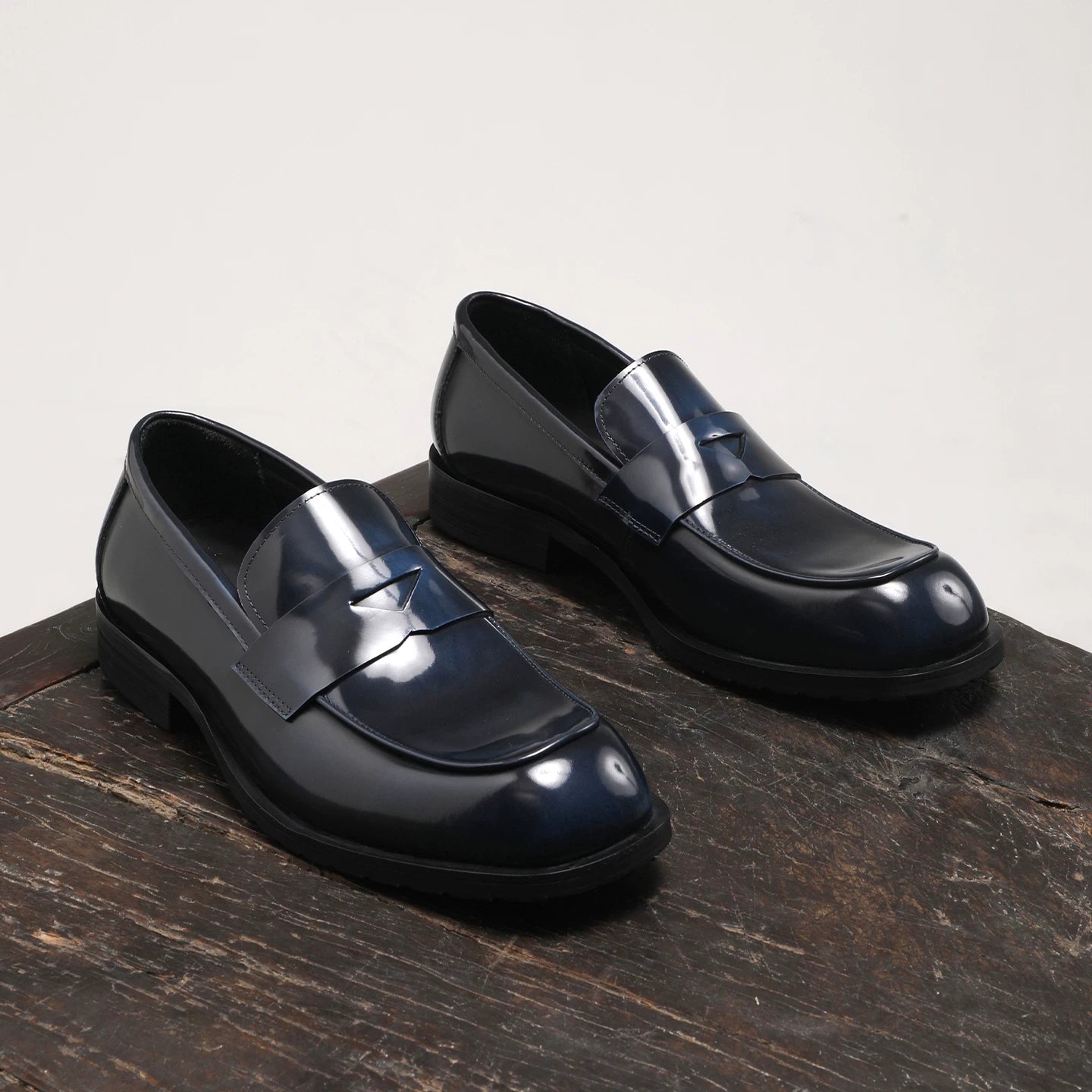 Men's Genuine Leather Loafers, Breathable, Slip-On