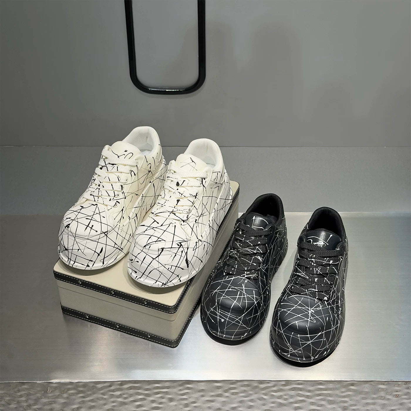 Men's Height-Increasing Platform Trendy Chunky Dad Sneakers 2026 New