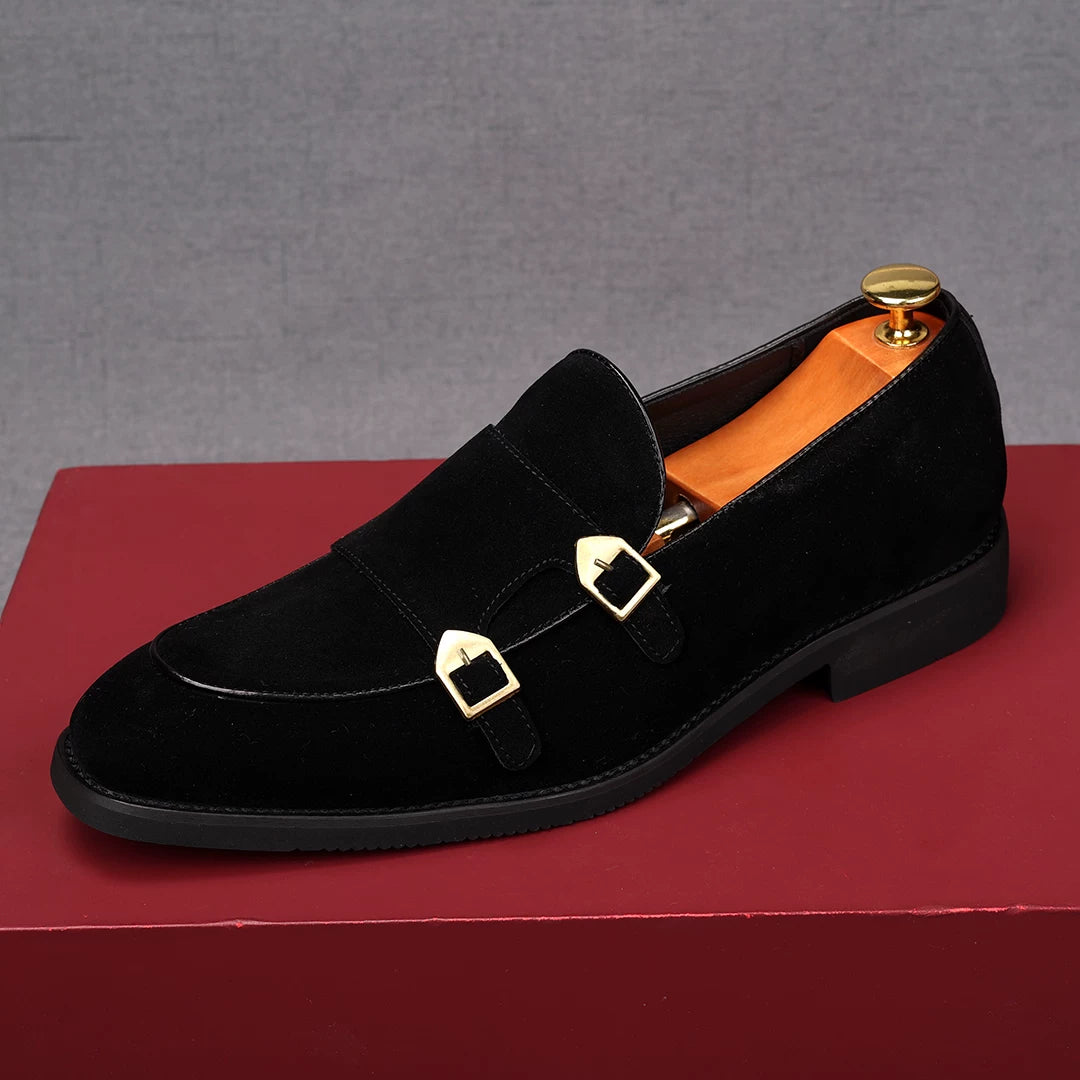 Men's Suede Loafers, Height Increasing, Slip-On