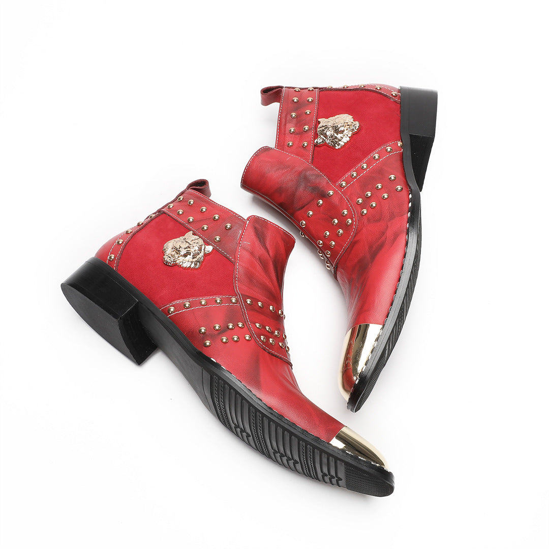 Men's Red Boots