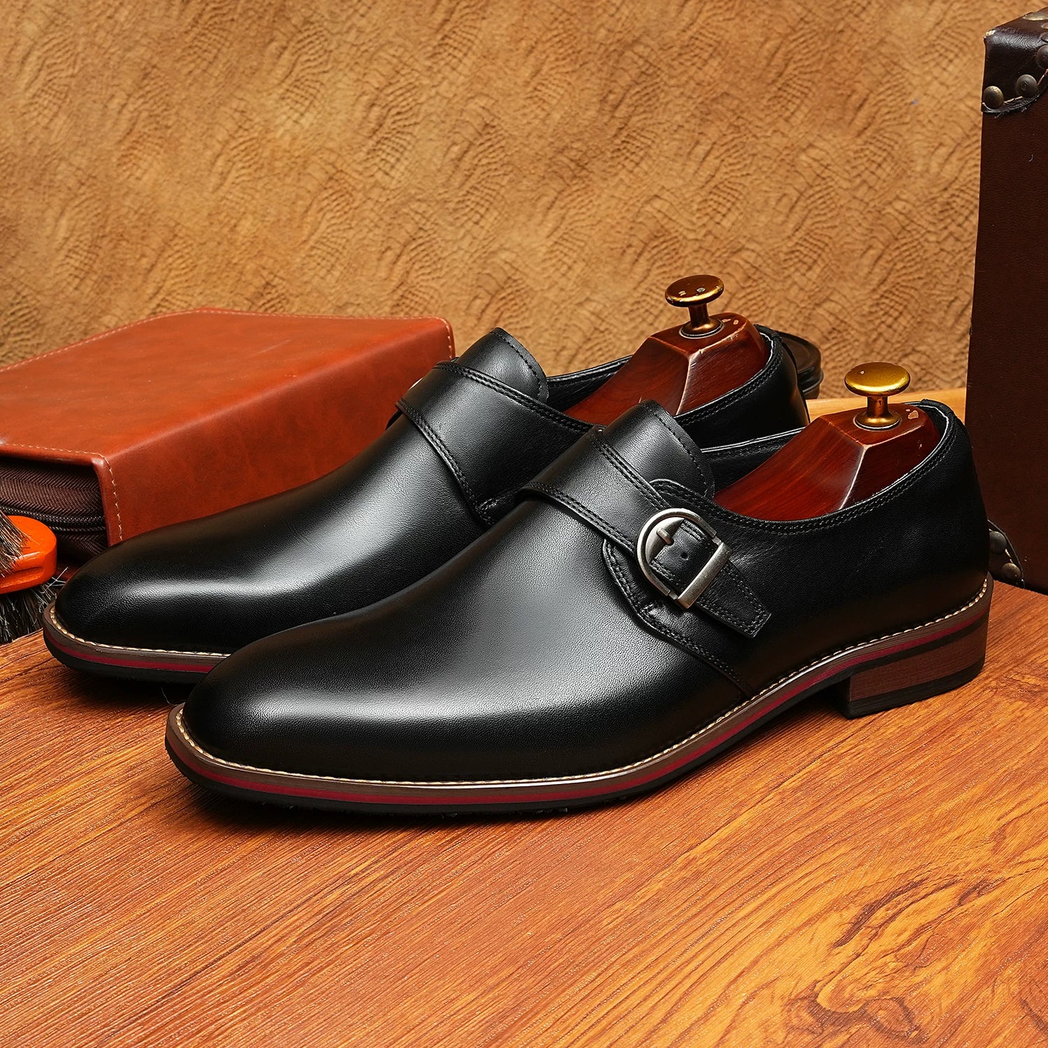 Men's Genuine Leather Leather Shoes, British Style, Business