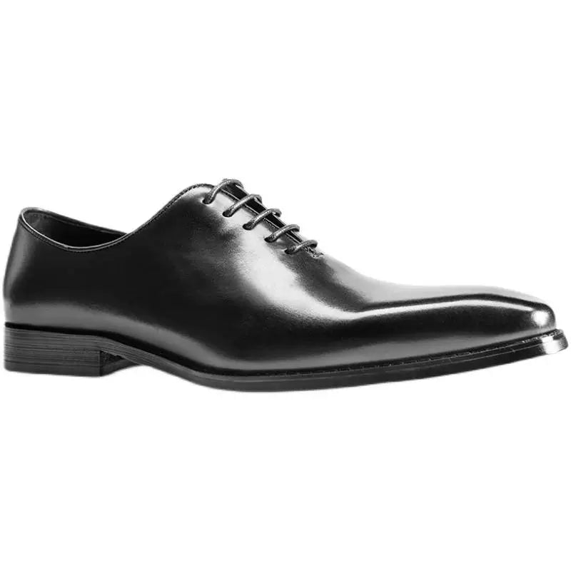 Men's Genuine Leather Oxford Shoes, Breathable, Lace-Up