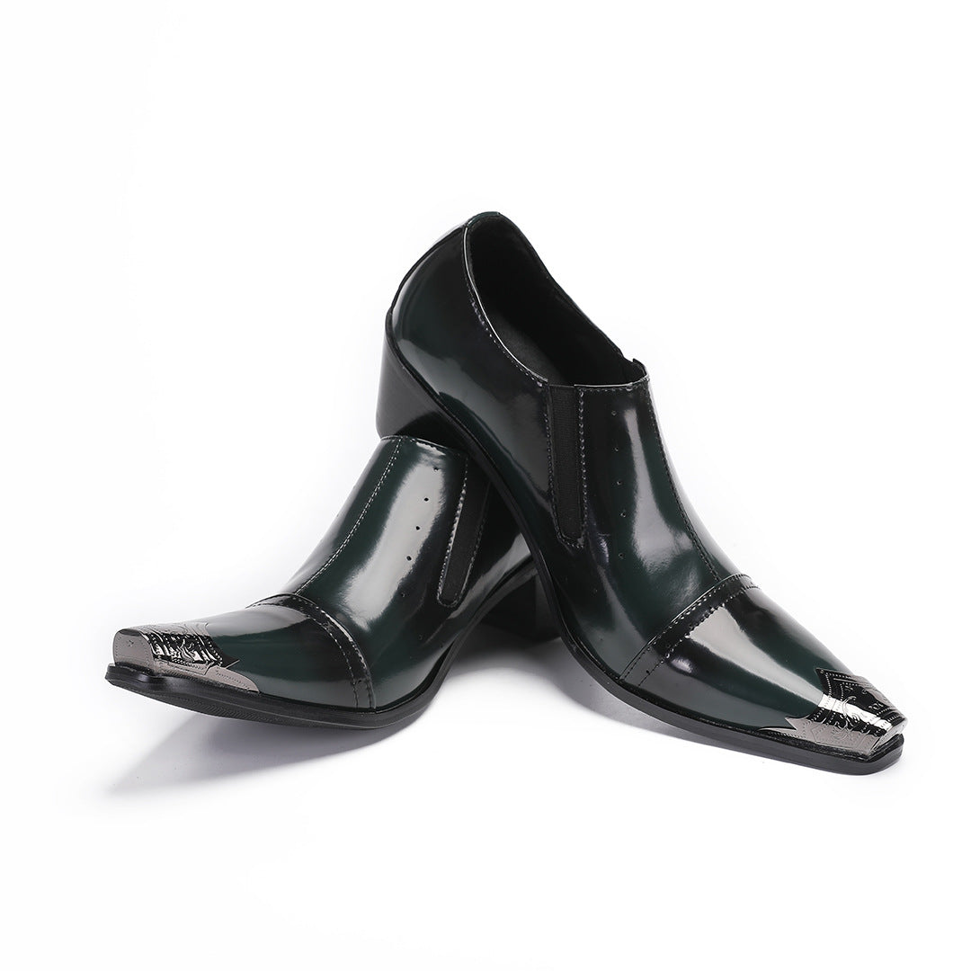 Men's Genuine Leather Oxford Formal Shoes – Platform, Business