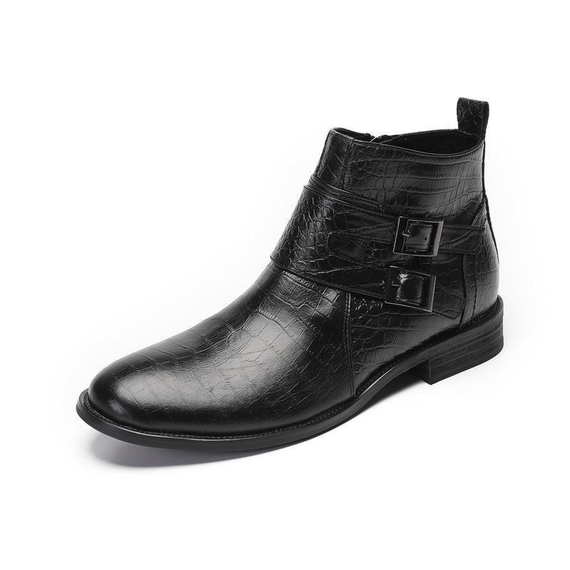 Men's Leather Chelsea Boots, Business, British Style, Style 13
