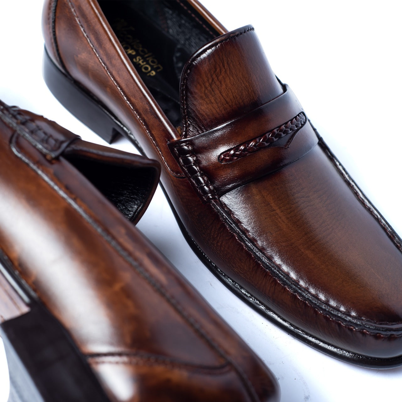 Men's Genuine Leather Shoes, Style 0247