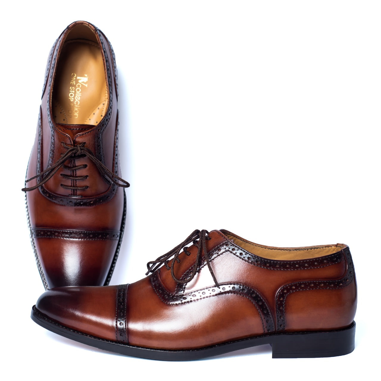 Men's Genuine Leather Formal Shoes, Style 6855