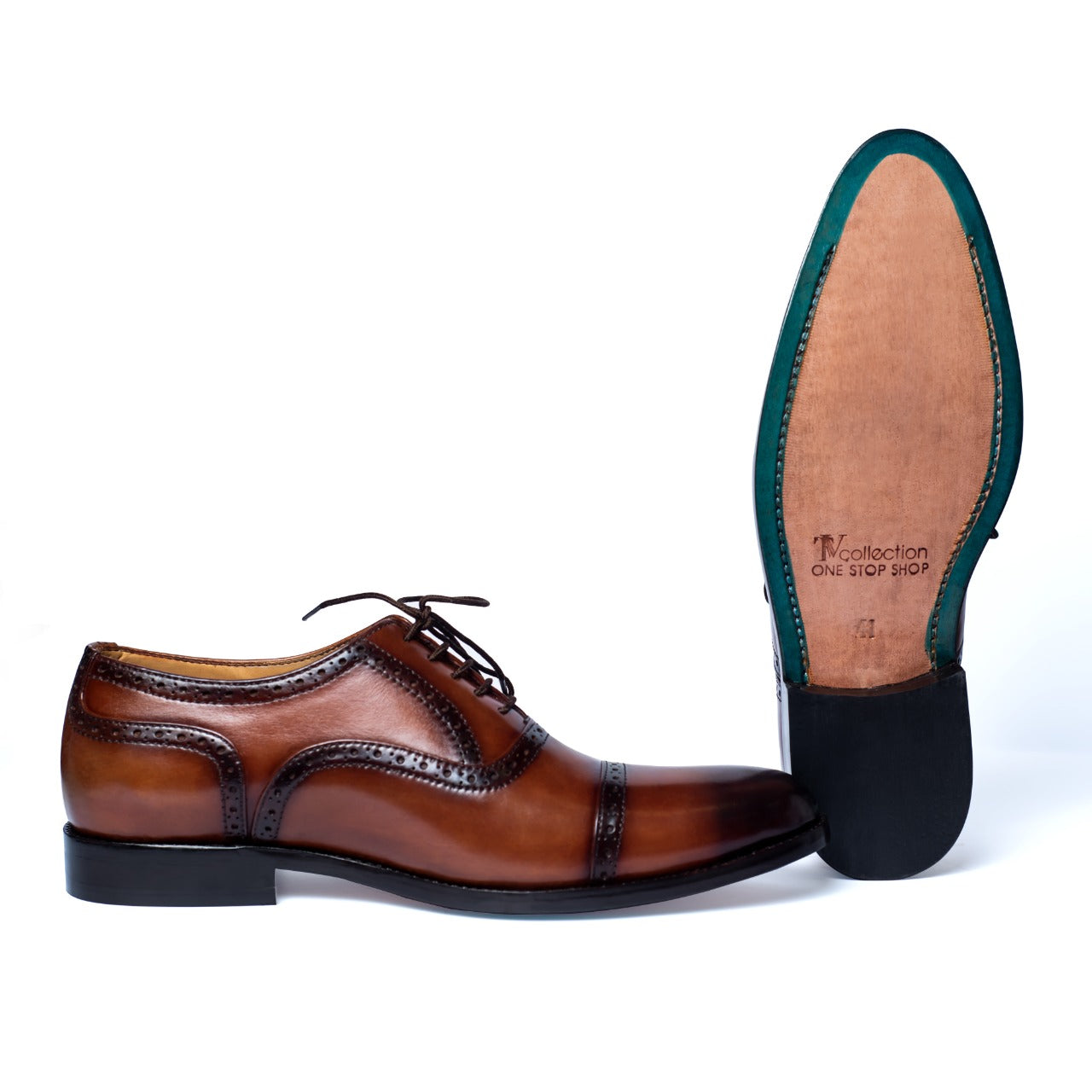 Men's Genuine Leather Formal Shoes, Style 6855