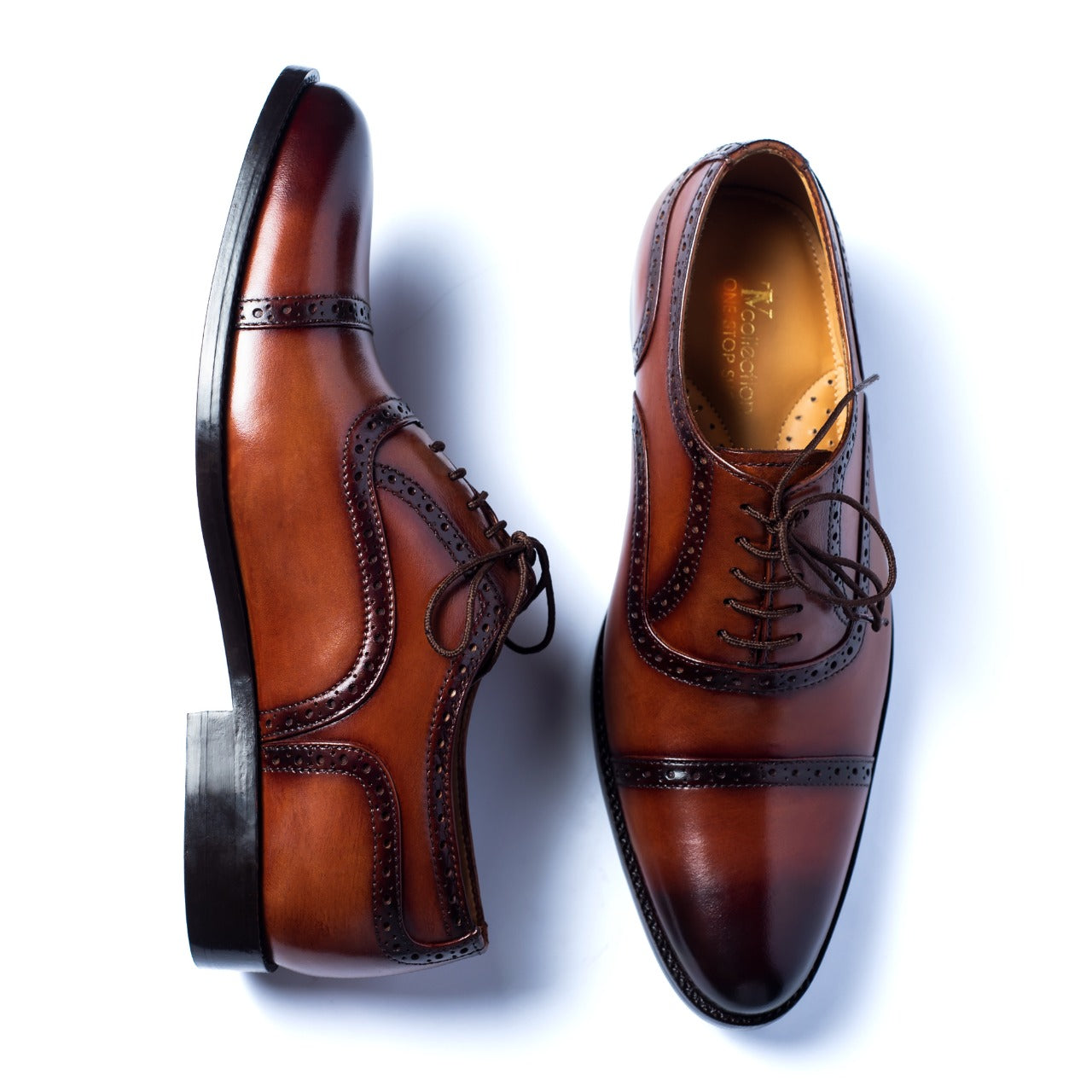 Men's Genuine Leather Formal Shoes, Style 6855