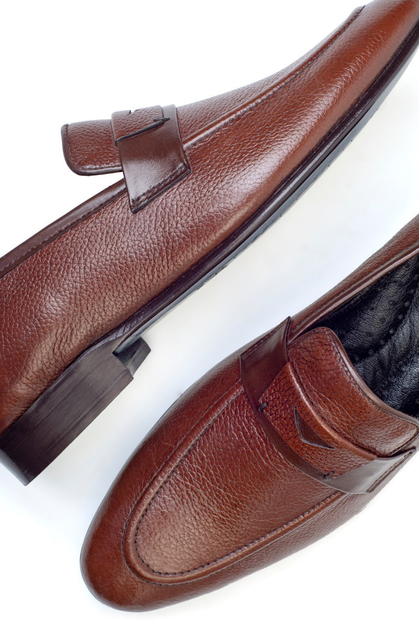 Men's Leather Loafers, Style 8215