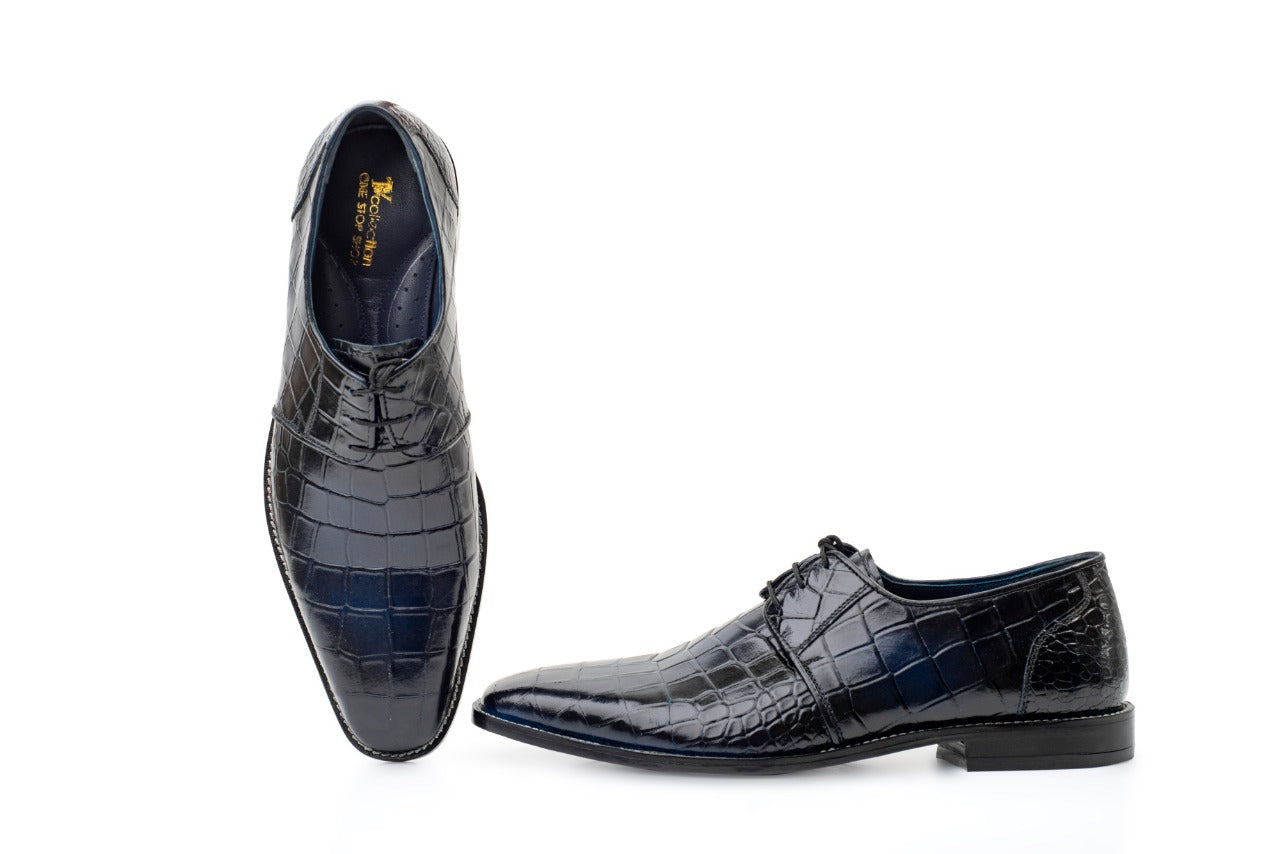 Men's Genuine Leather Formal Shoes, Style 9447