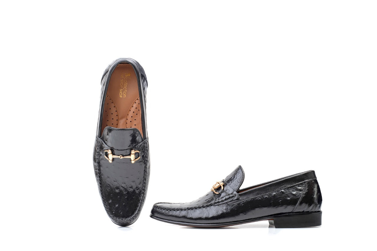 Men's Black Leather Formal Shoes, Style 9911