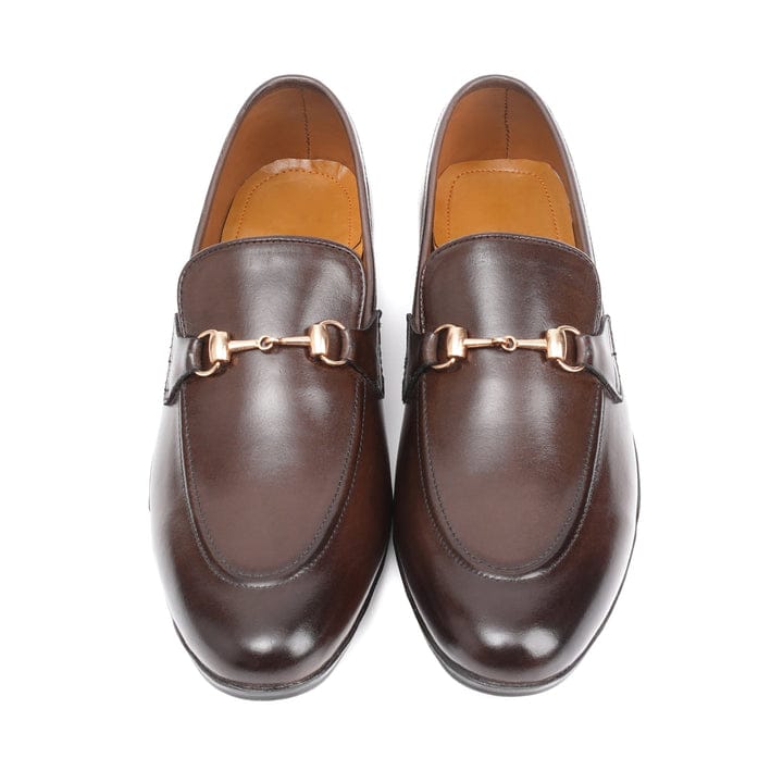 Men's Brown Leather Formal Shoes, Style 7591