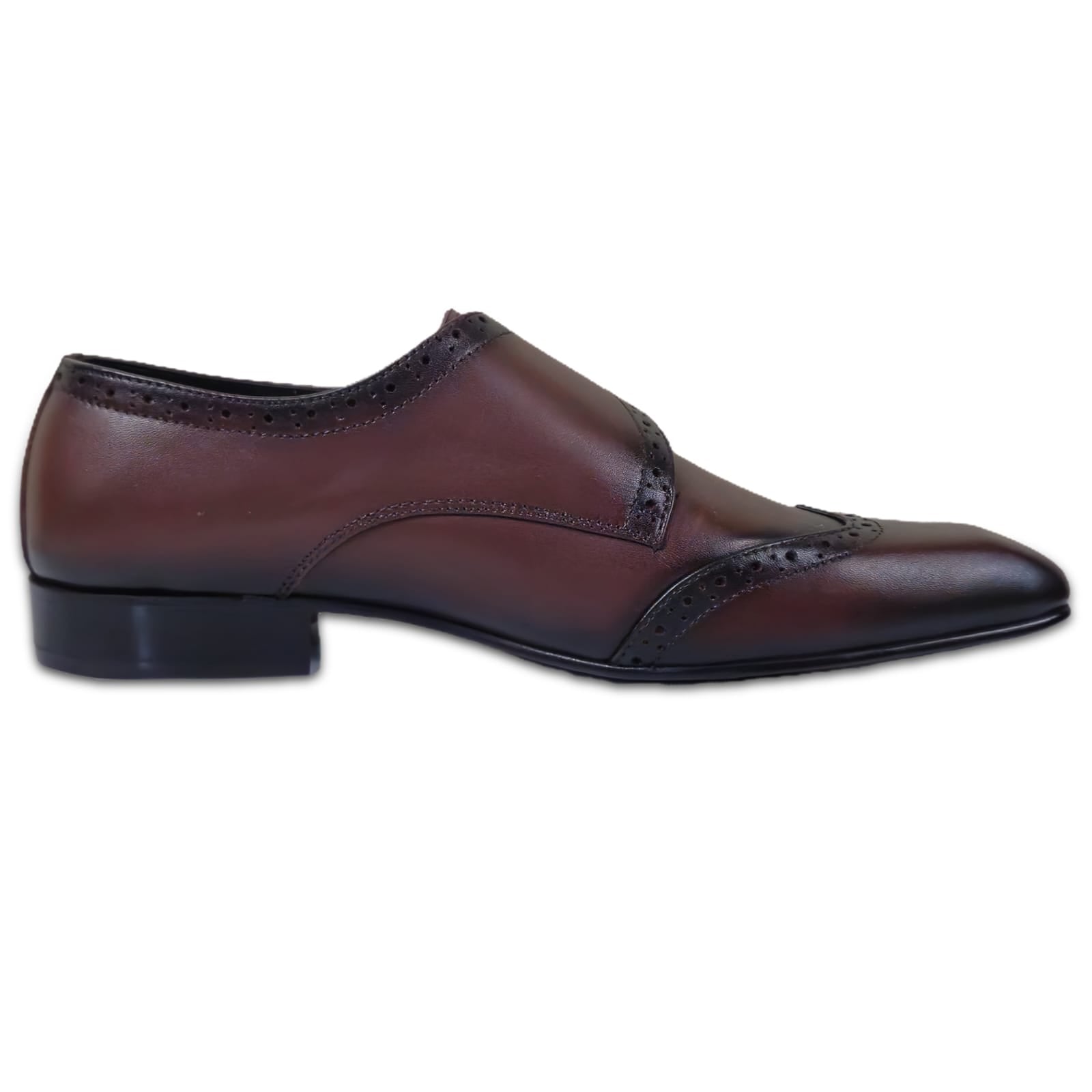 Men's Black Leather Shoes, Style 1463