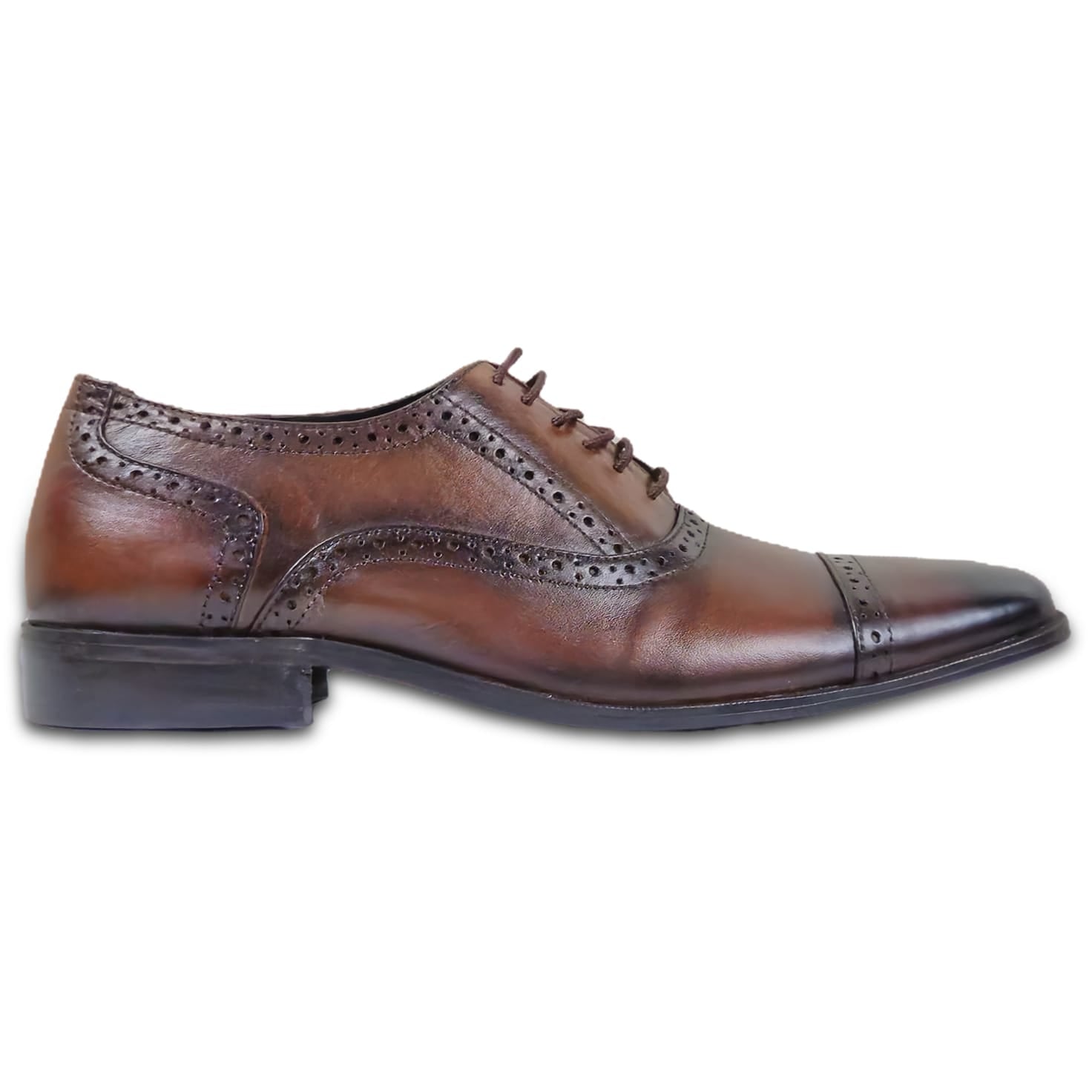 Men's Brown Leather Shoes, Style 2263