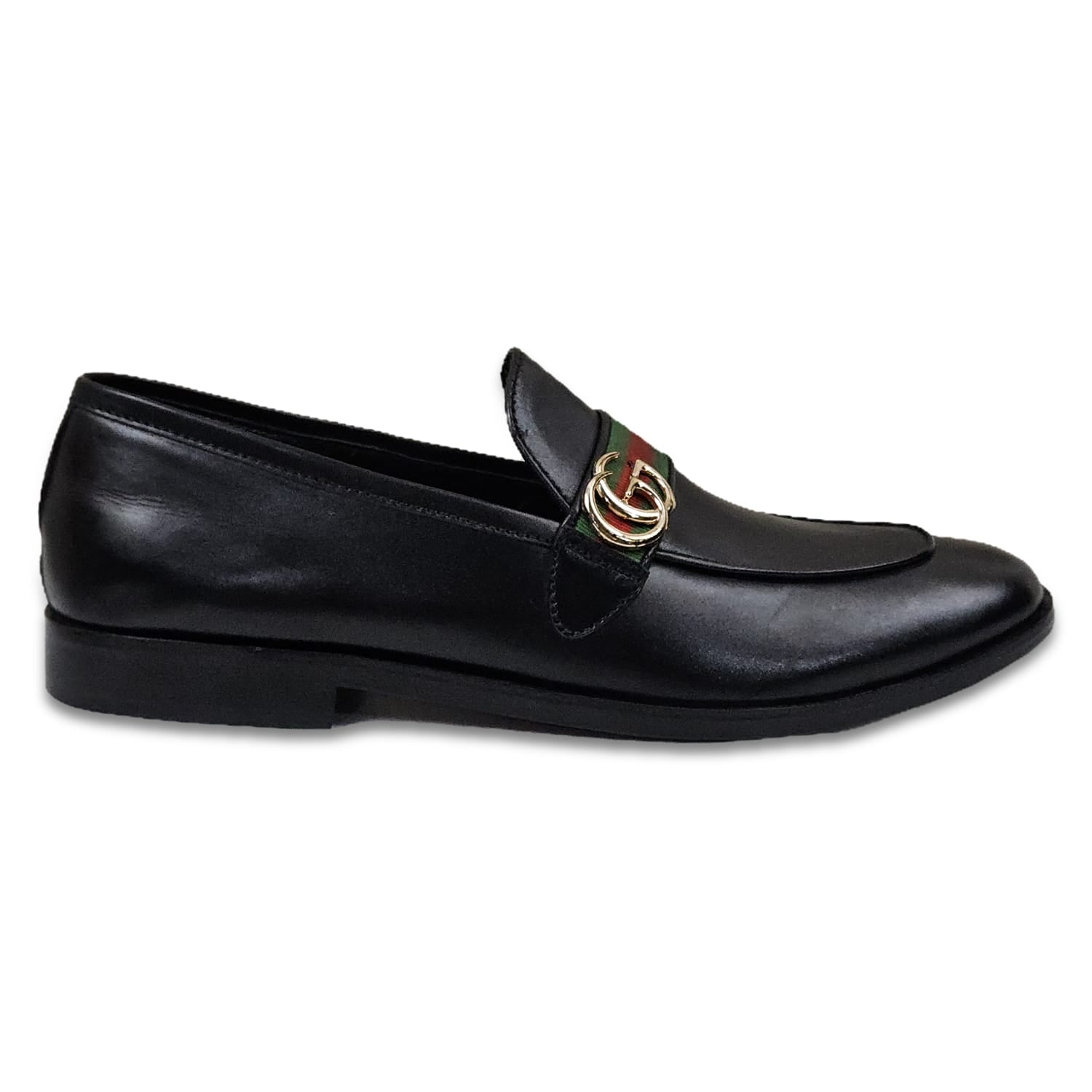 Men's Black Leather Formal Shoes, Style 8503