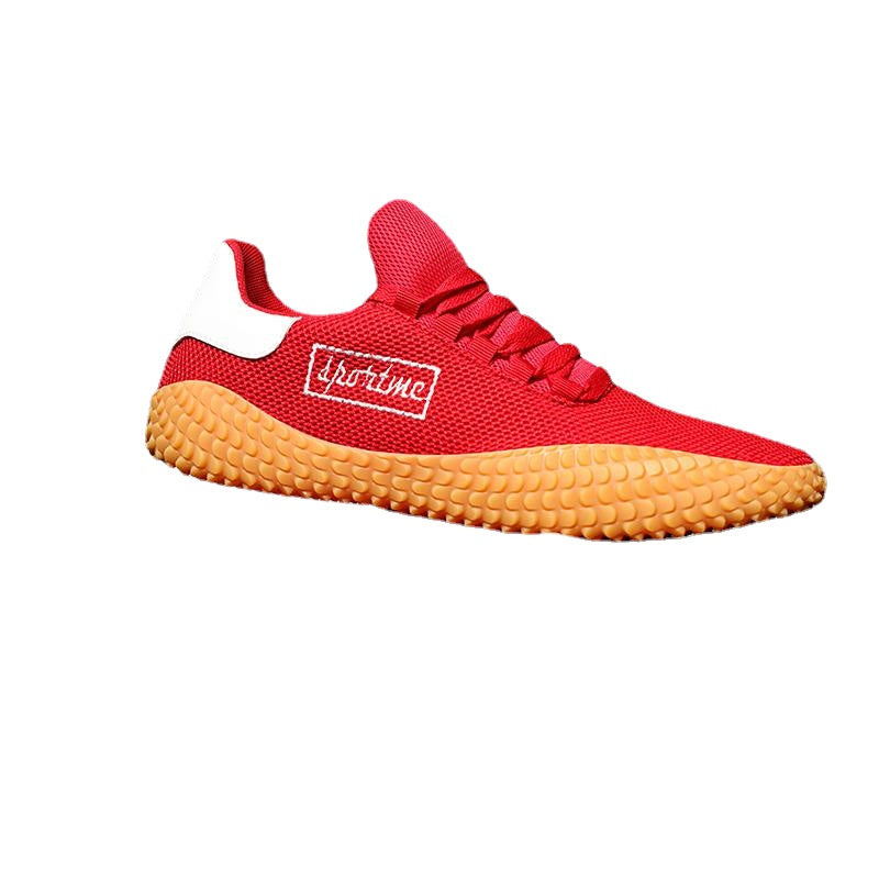 Men's Black Mesh Sneakers