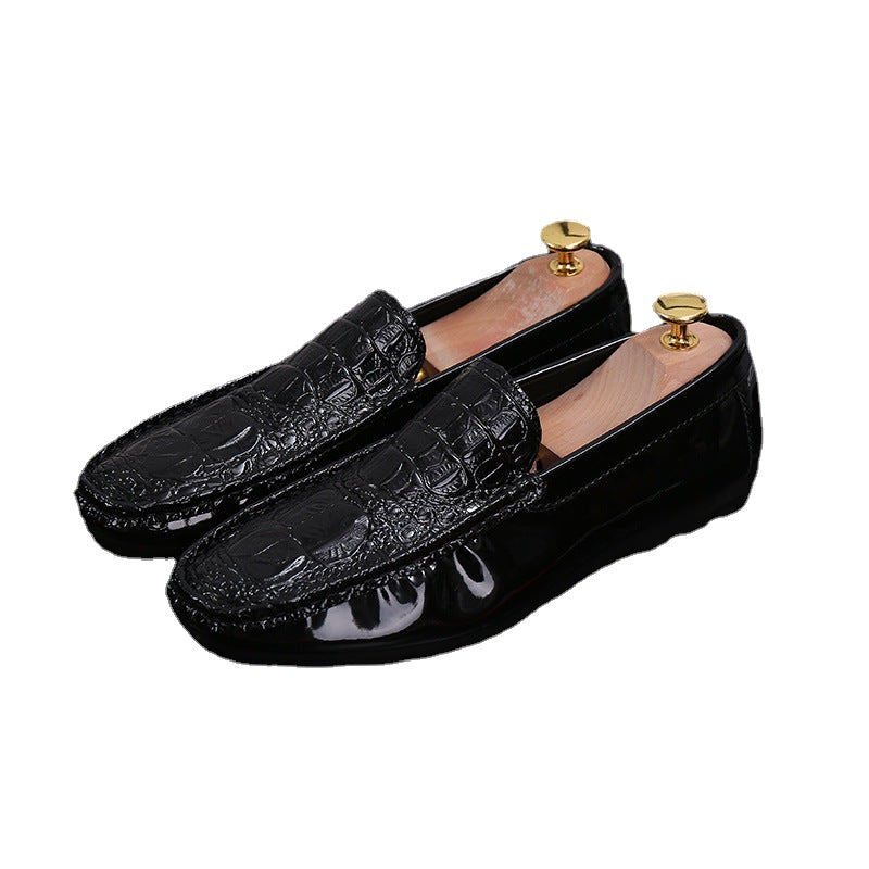 Men's Black Loafers – Style 597