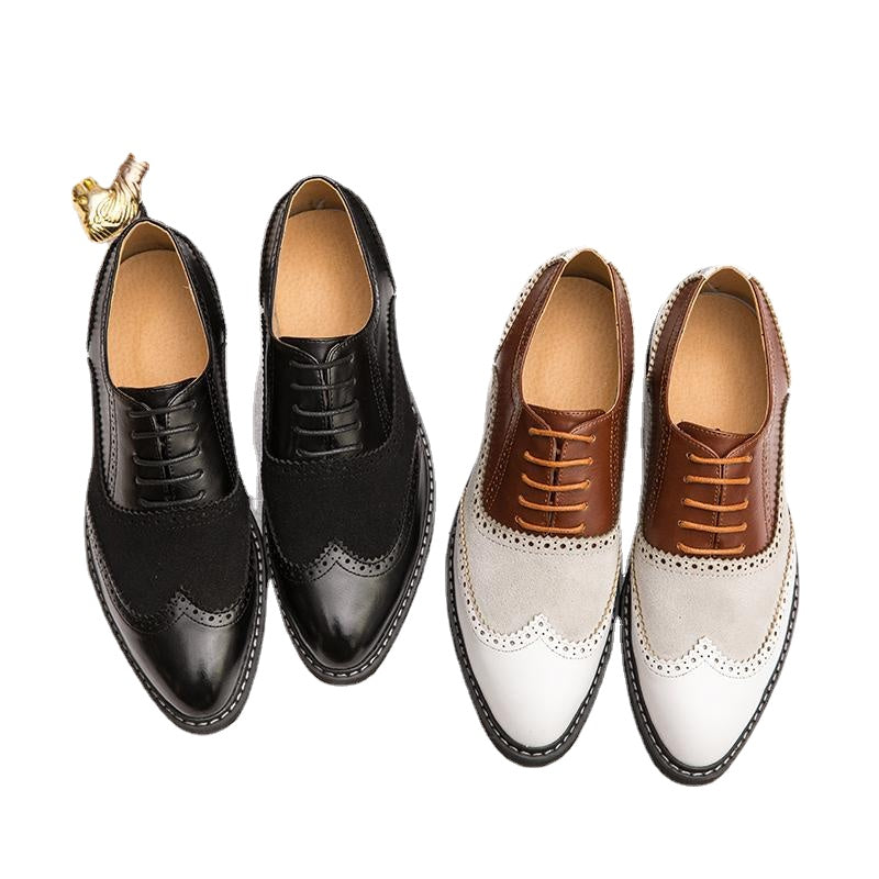 Men's White Formal Shoes – Business, British Style