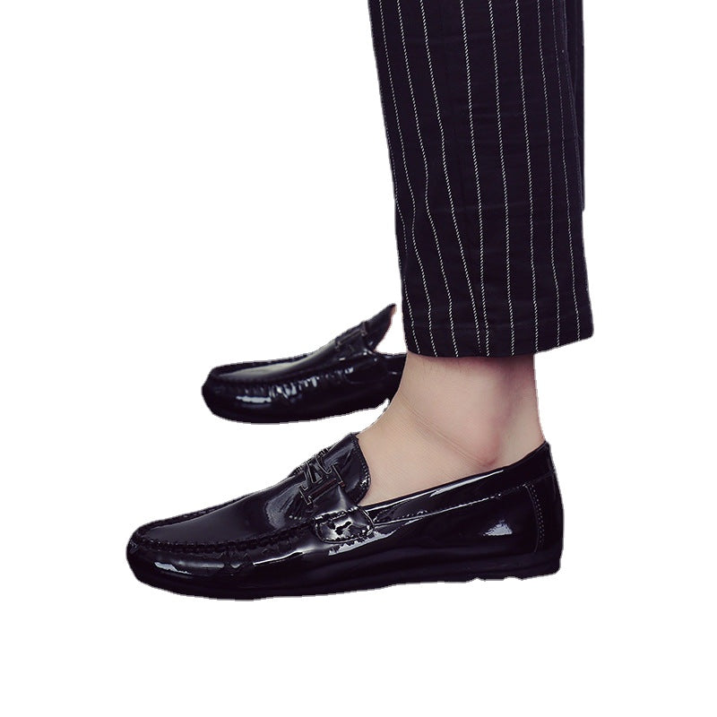 Men's Black Loafers – Style 11