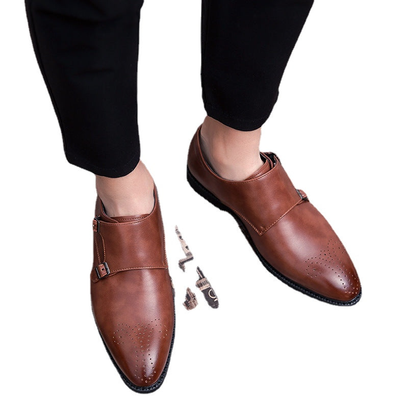 Men's Black Formal Shoes, Business, Style 9511