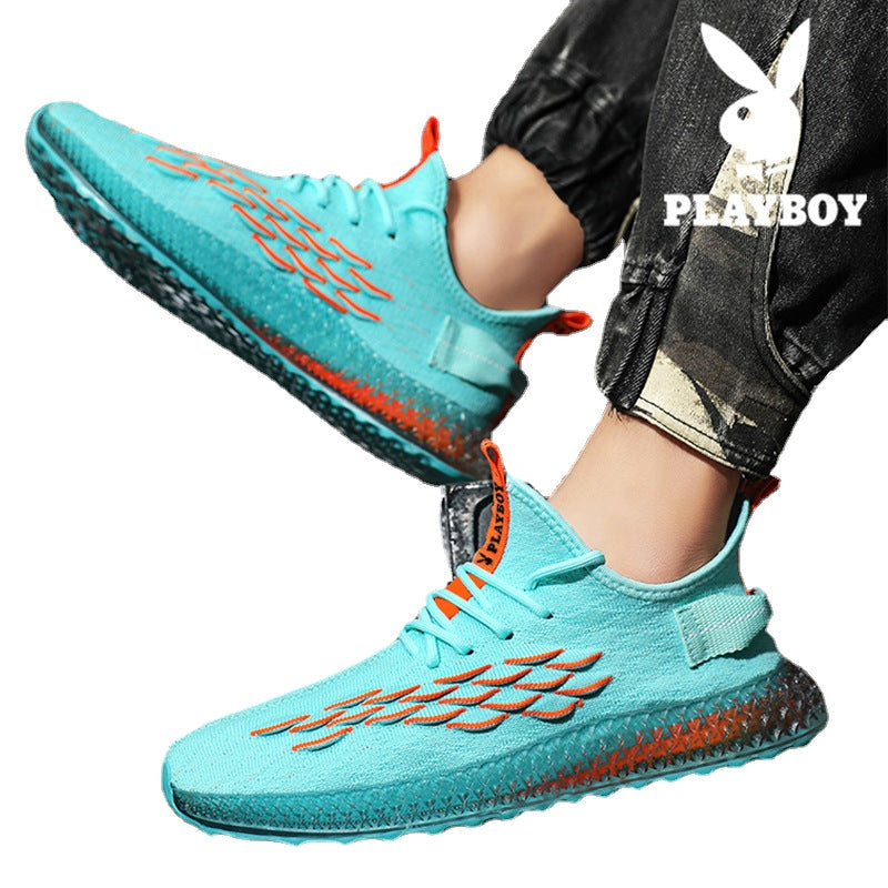 Men's Black Sports Shoes, Breathable