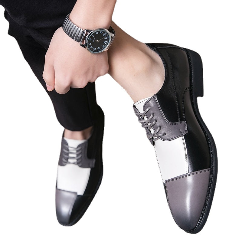 Men's White Loafers, Wedding, Style 6951