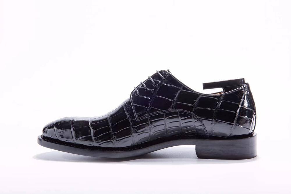 Men's Black Leather Formal Shoes, Style 7351