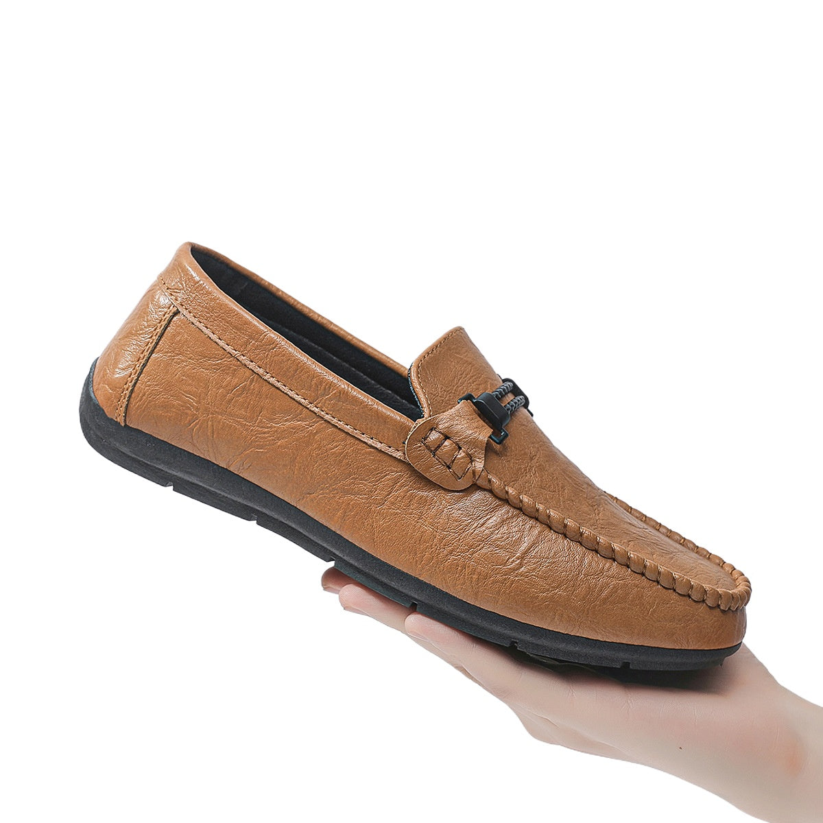 Shoes Men's One Pedal Doudou Loafers Casual Dress British Breathable Men's Color Soft Bottom Trend Driving