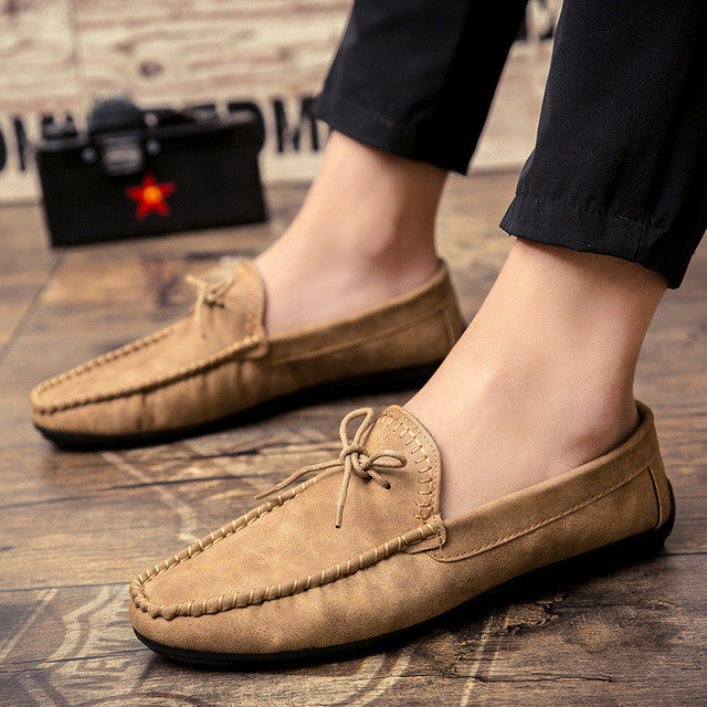 Men's Black Loafers, Style 1671