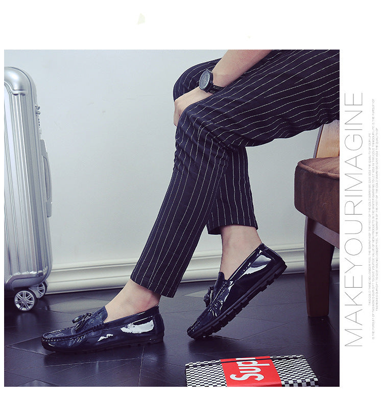 Men's Black Loafers – Style 47