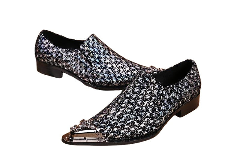 Men's Black Leather Casual Shoes – Business, British Style