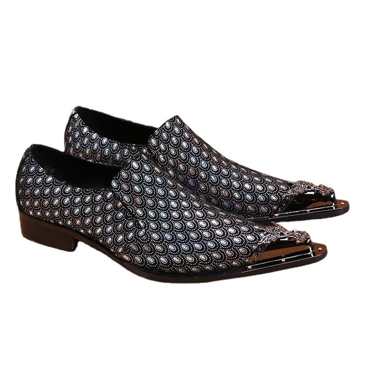 Men's Black Leather Casual Shoes – Business, British Style