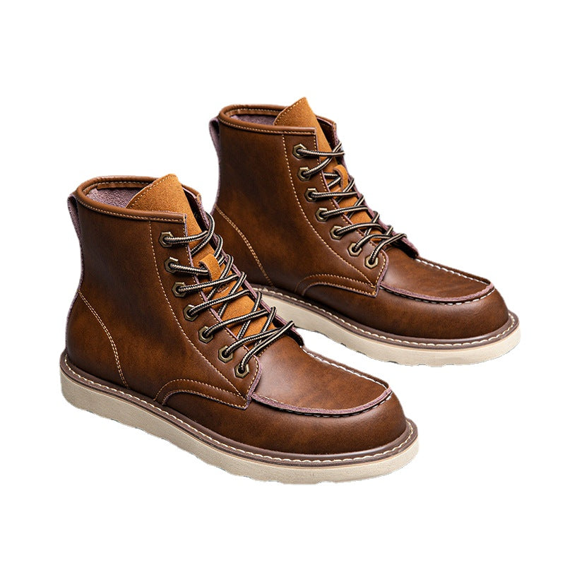 Men's Brown Martin Boots – Vintage