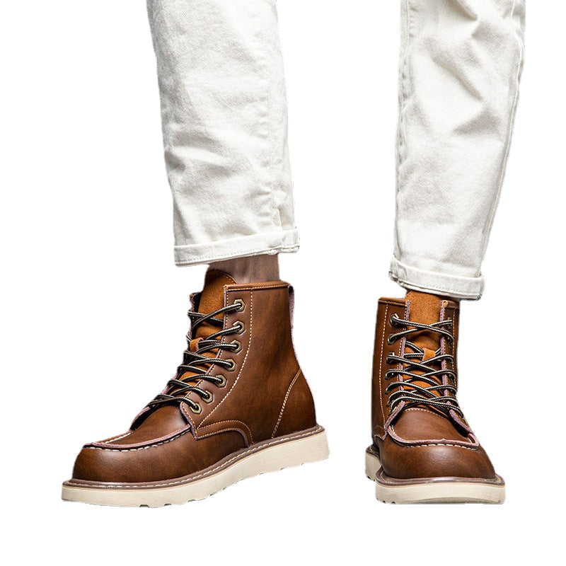 Men's Brown Martin Boots – Vintage