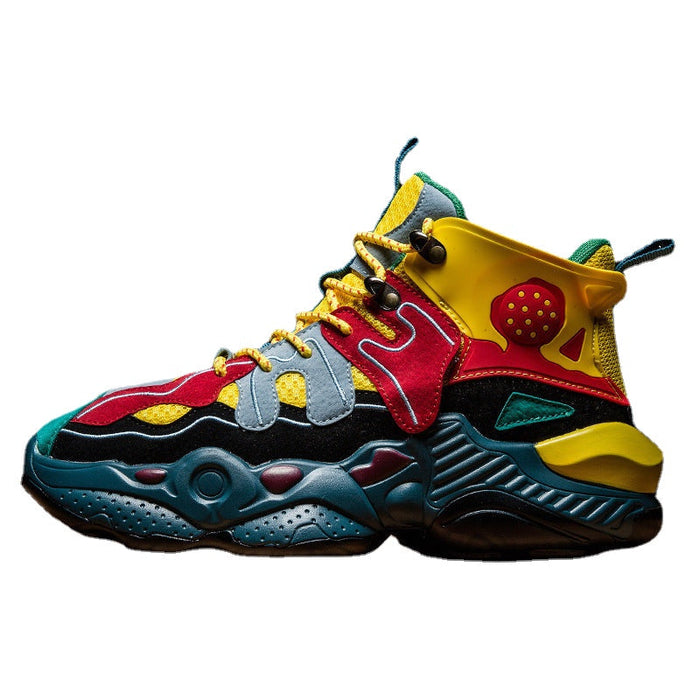 Cross-border autumn and winter men's shoes 2022 new dad shoes wear-resistant casual shoes wear-resistant running shoes breathable sneakers men(P)