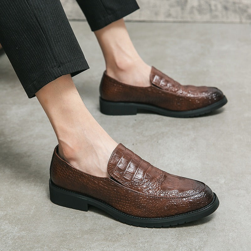 Men Leather shoes High Quality Casual shoes Luxury British Style Loafers Designers Party Flat Moccasin Men Footwear