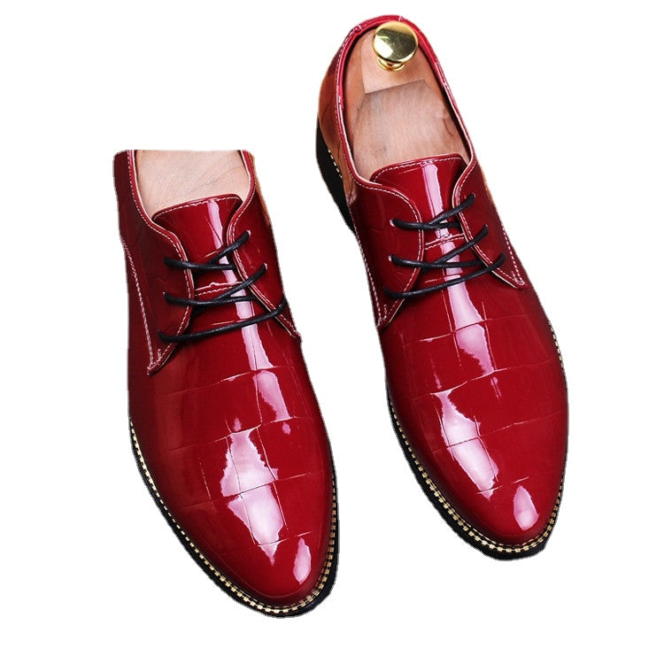 men's business casual men's shoes England increased groom knot