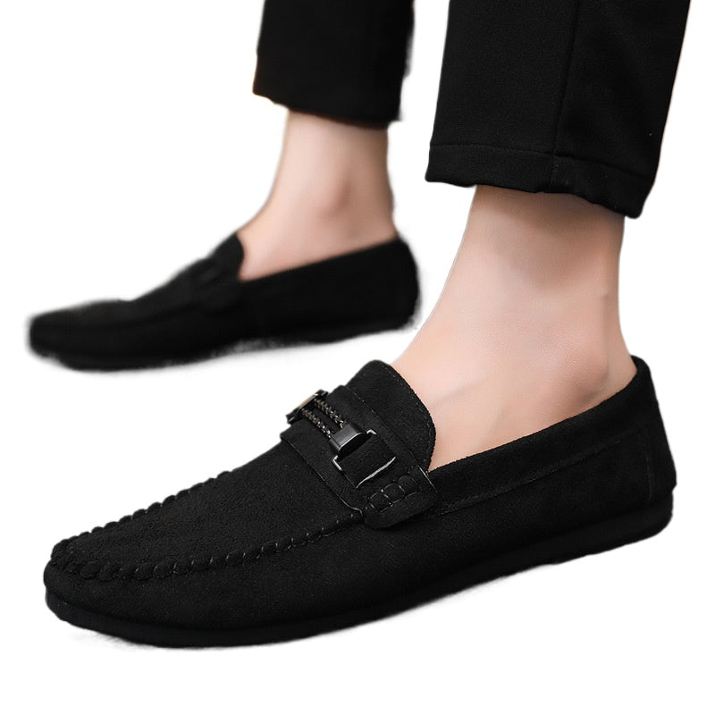 Soft sole casual and lightweight new low-top formal wear men's loafer beanie shoes men's wedding groom working fashion boys