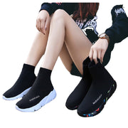Originating women's shoes in spring and summer, new sports shoes for couples, high top casual shoes, socks, shoes, dad shoes, large sizes