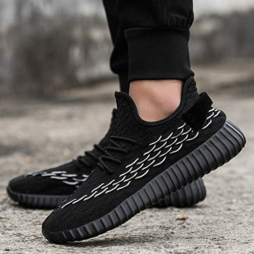 Lightweight Safety Shoes Men Women Work Shoes Steel Toe Walking Shoes Breathable Fashion Line Wear-Resistant Sneakers Slip On Trainers Running Shoes