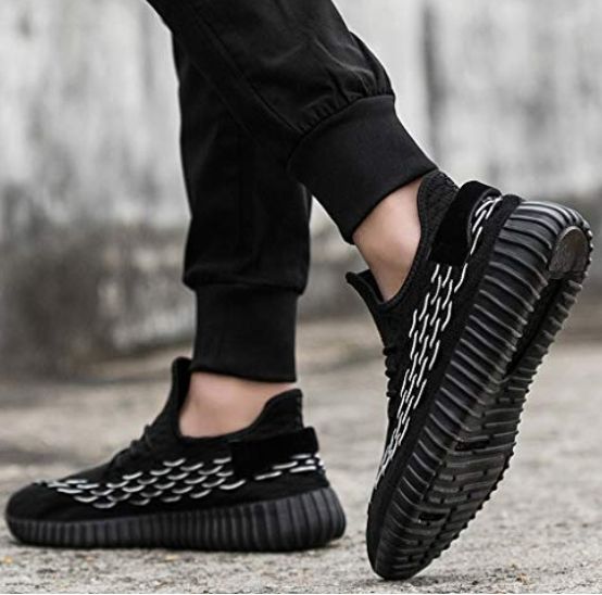 Lightweight Safety Shoes Men Women Work Shoes Steel Toe Walking Shoes Breathable Fashion Line Wear-Resistant Sneakers Slip On Trainers Running Shoes