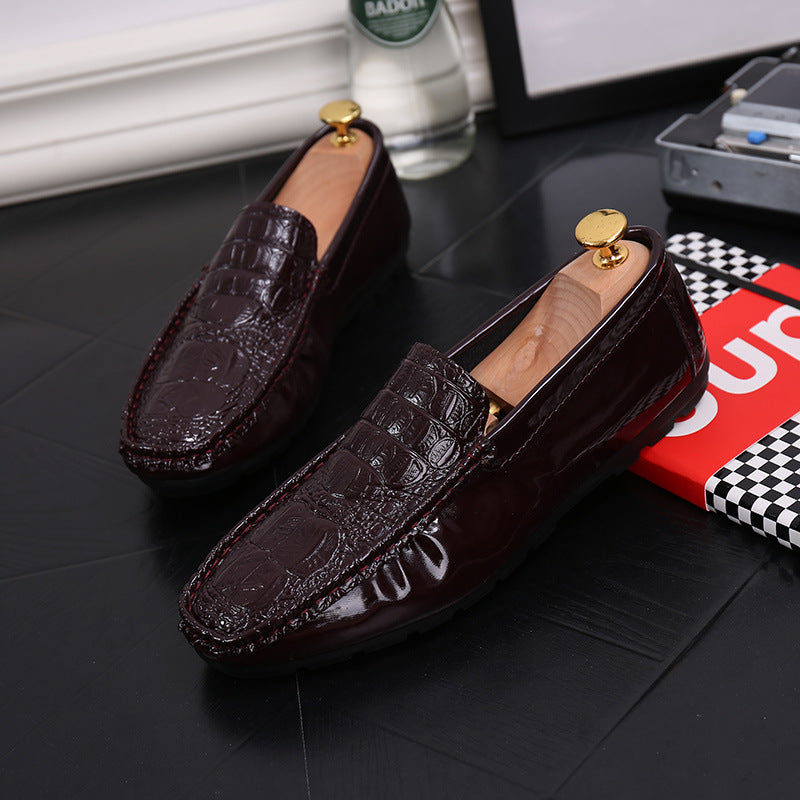 Men's Black Loafers – Style 597