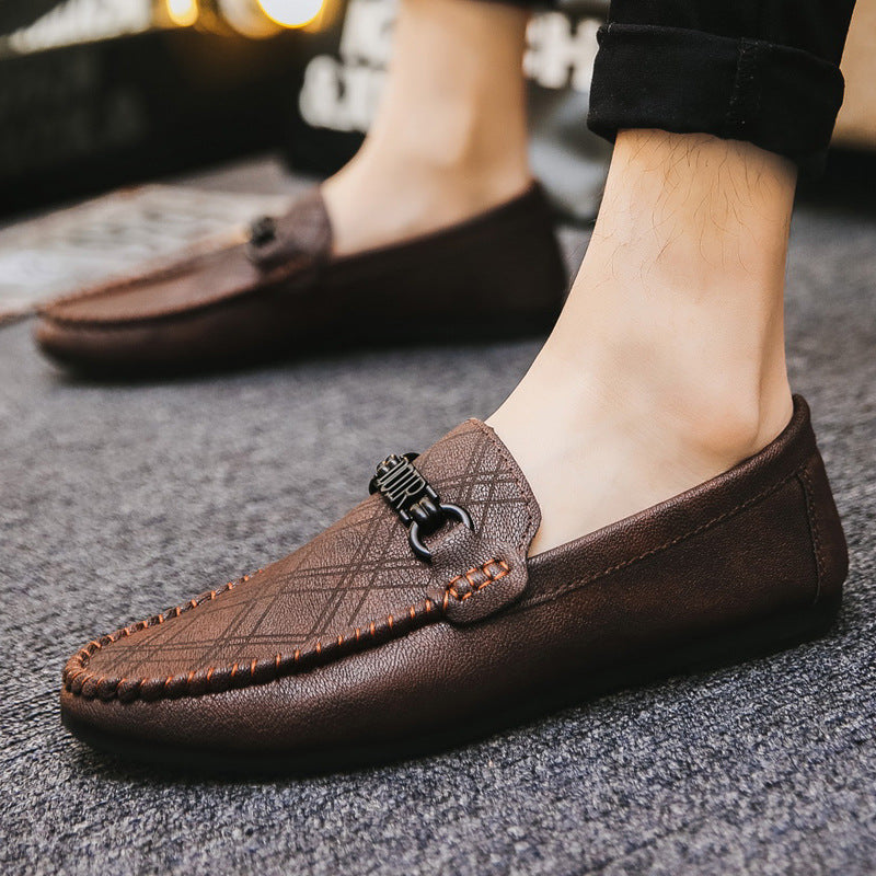 Summer men's black casual loafers - trendy student style, influencer-favorite, social media-approved 3