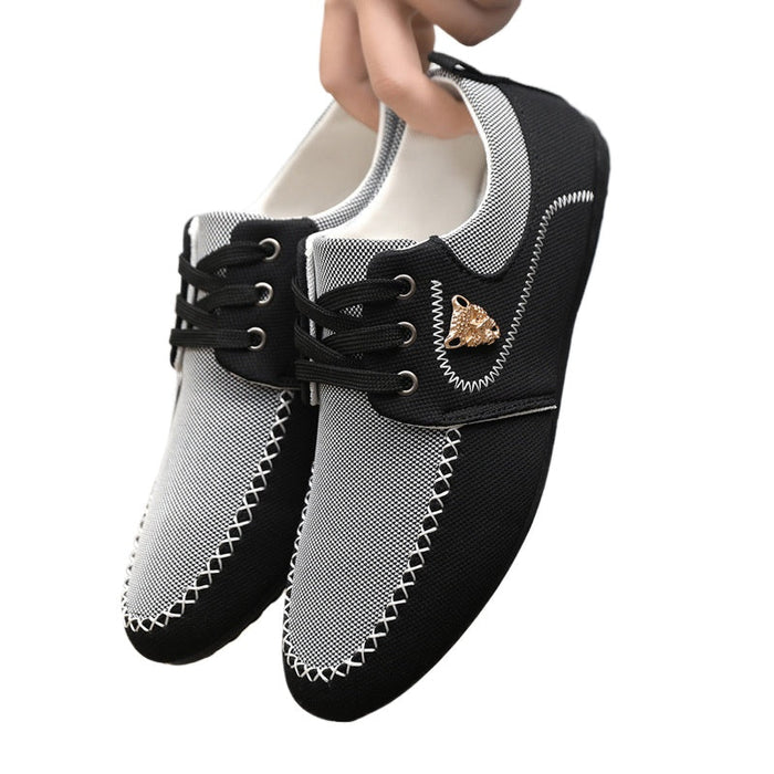 Spring society guy casual shoes trendy shoes Doudou shoes men's lazy shoes cover feet one pedal men's shoes foreign trade large size