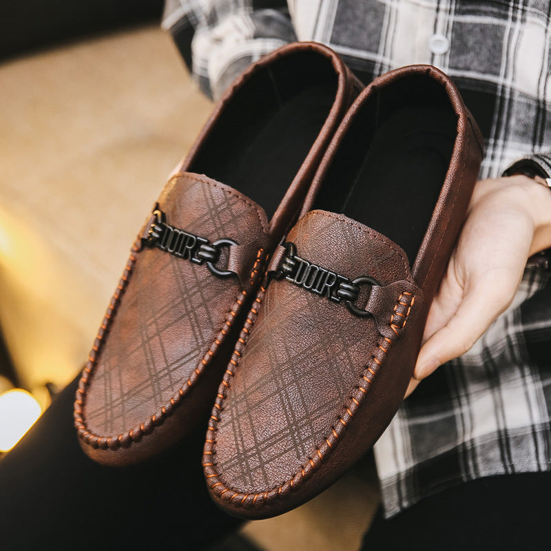 Summer men's black casual loafers - trendy student style, influencer-favorite, social media-approved 1