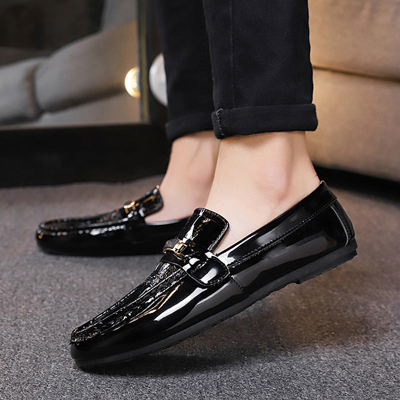 2026 summereasiest for matchmen loafers men's social korean style lazy casual shoes hairstylist brigh