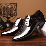 Spring new arrival: glossy leather dress shoes for men - business formal, plus sizes available