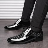 Spring new arrival: glossy leather dress shoes for men - business formal, plus sizes available